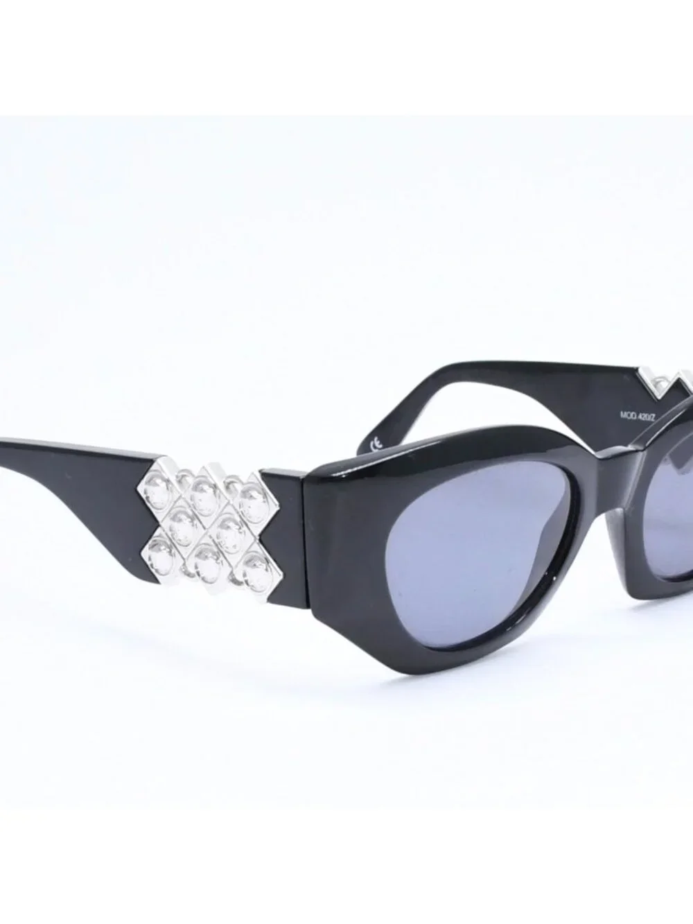 Versace Sunglasses Eyewear Medusa Black Silver
